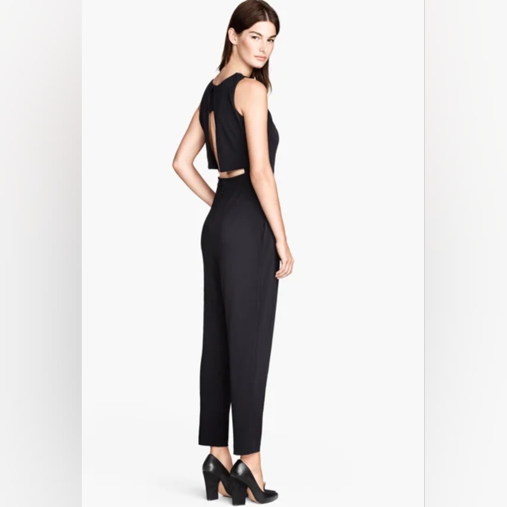 H&M Black Jumpsuit Sleeveless